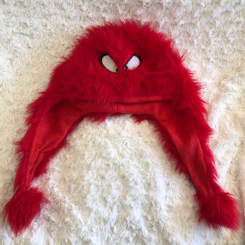 Character fuzzy beanie